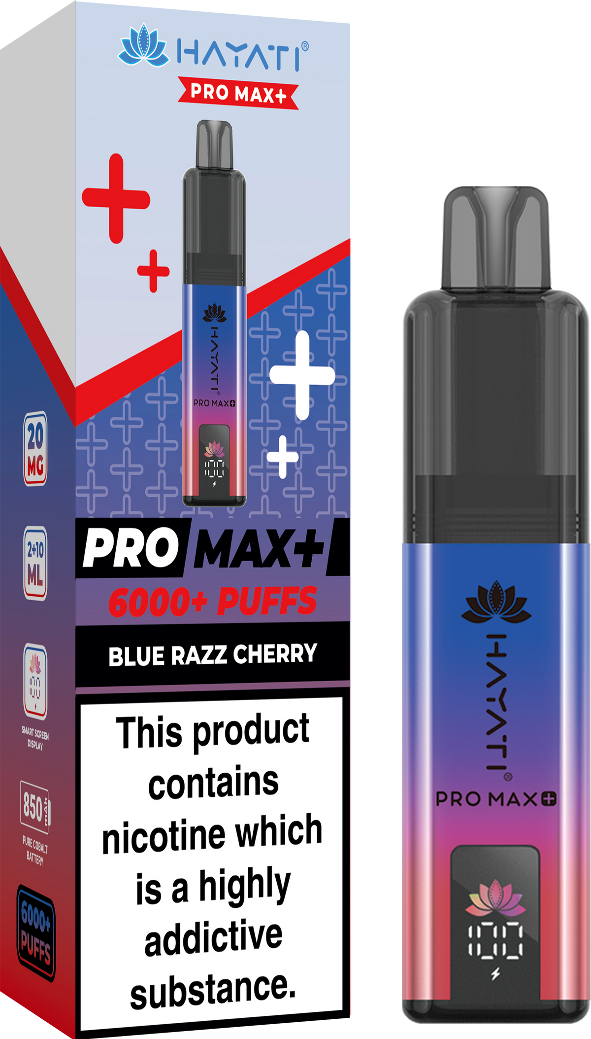 Buy Hayati Pro Max+ 6000 Disposable Vape Box of 10 - Bulk Vape Wholesale