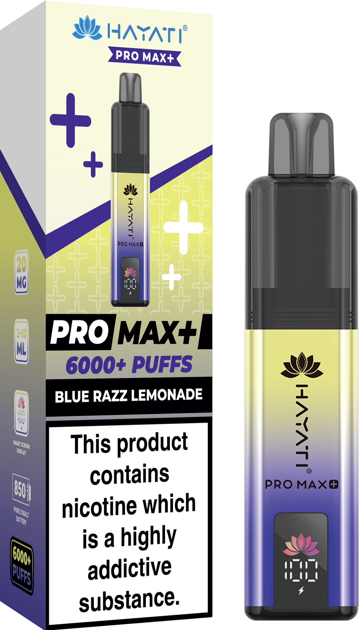 Buy Hayati Pro Max+ 6000 Disposable Vape Box of 10 - Bulk Vape Wholesale