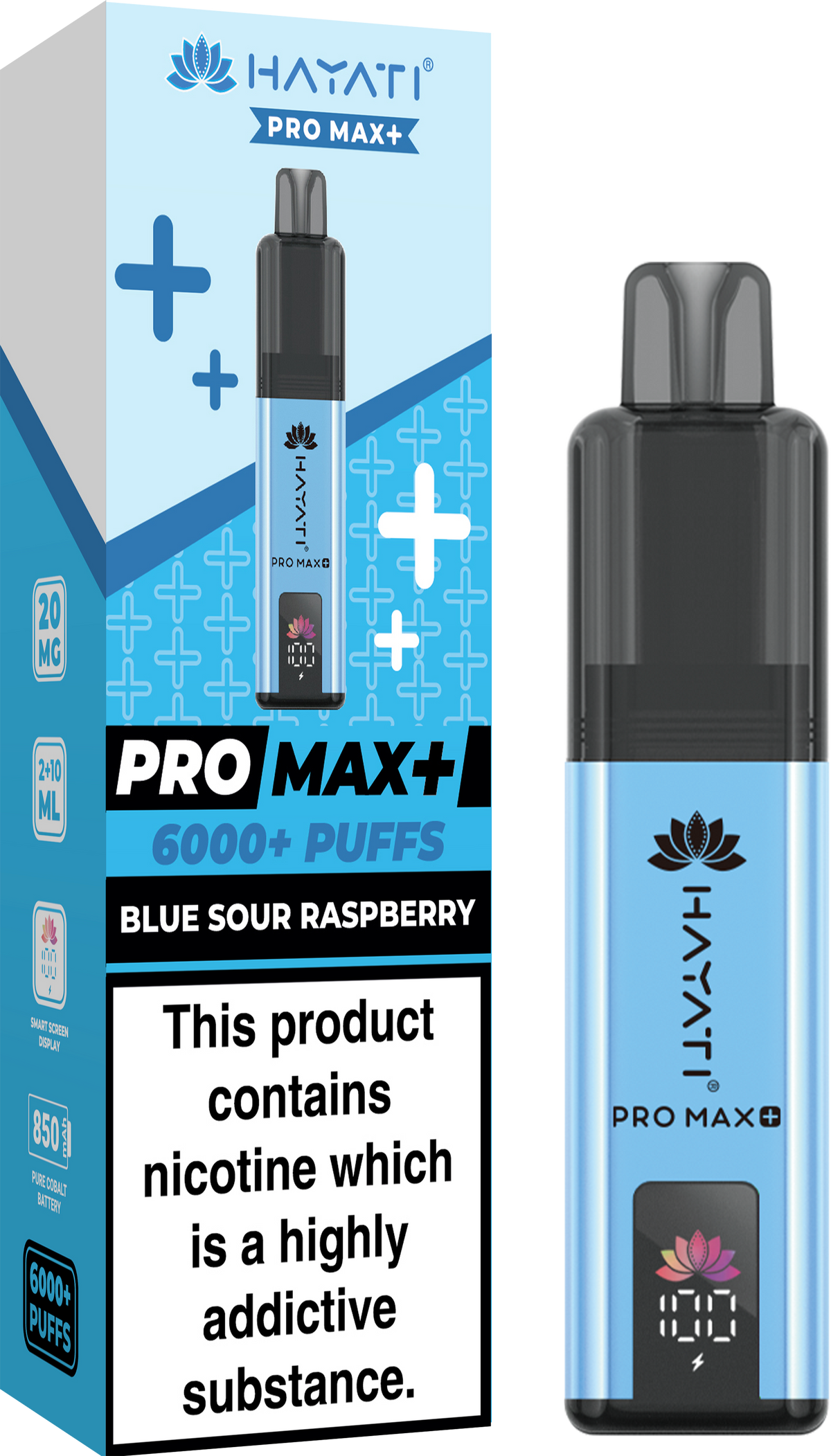 Buy Hayati Pro Max+ 6000 Disposable Vape Box of 10 - Bulk Vape Wholesale