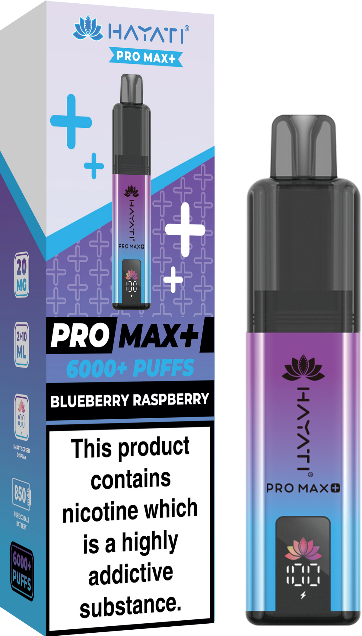 Buy Hayati Pro Max+ 6000 Disposable Vape Box of 10 - Bulk Vape Wholesale