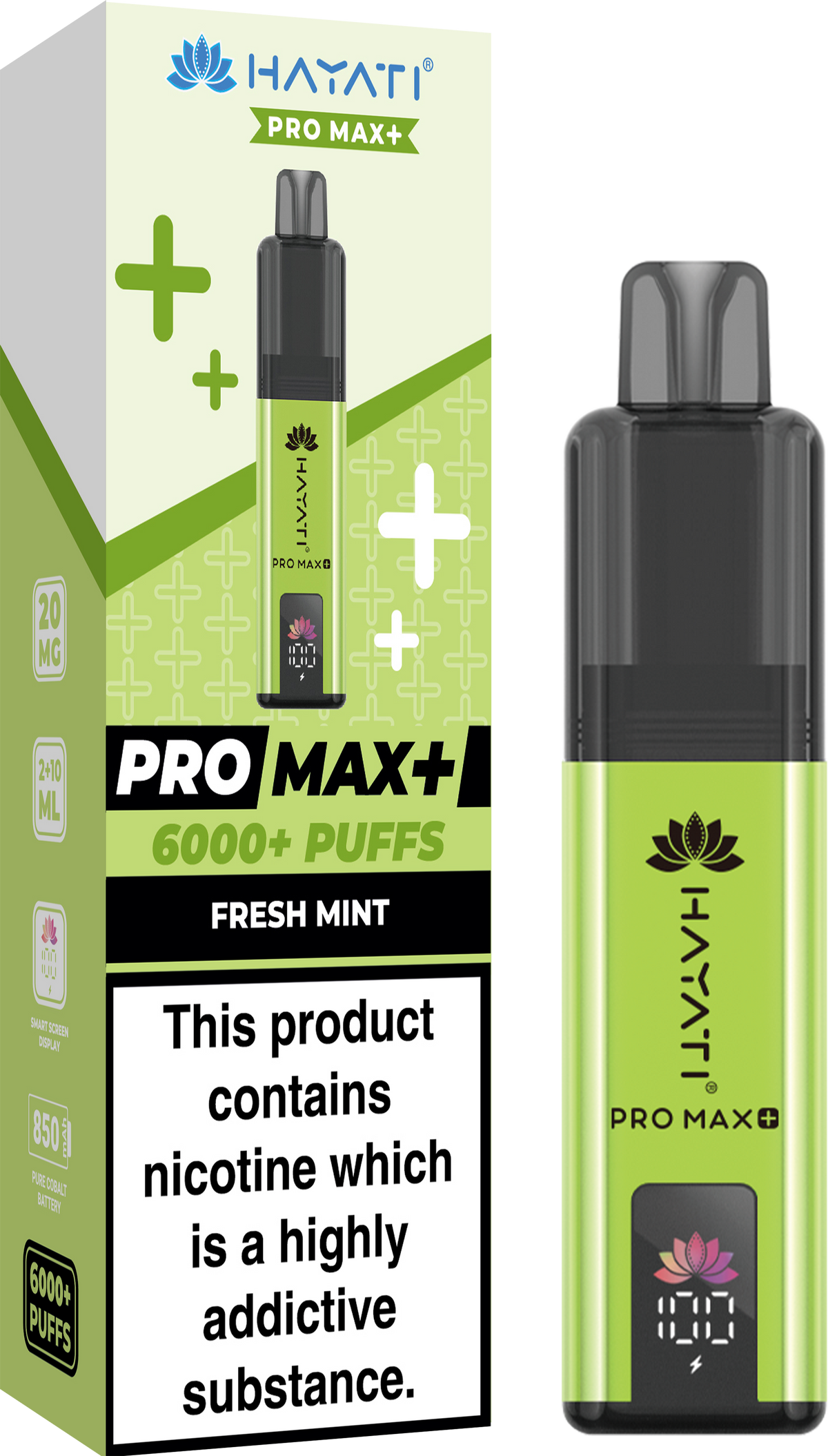 Buy Hayati Pro Max+ 6000 Disposable Vape Box of 10 - Bulk Vape Wholesale