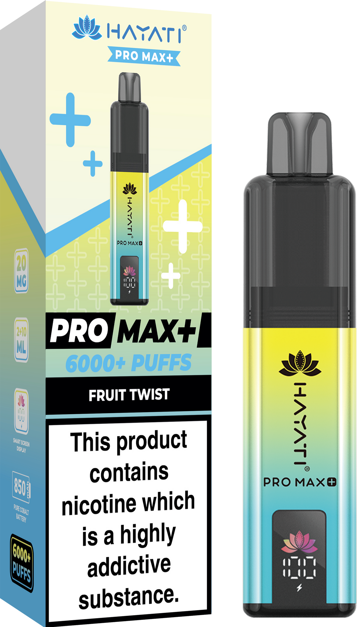 Buy Hayati Pro Max+ 6000 Disposable Vape Box of 10 - Bulk Vape Wholesale