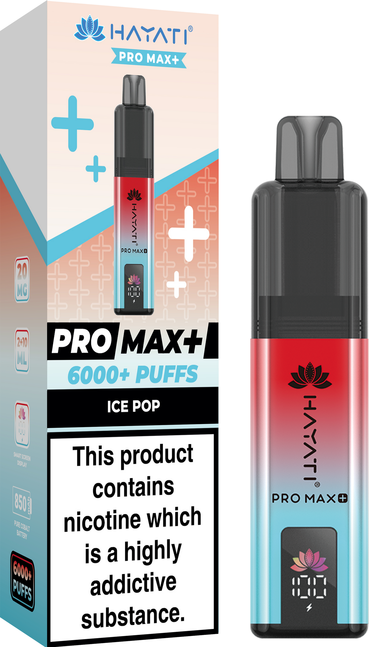 Buy Hayati Pro Max+ 6000 Disposable Vape Box of 10 - Bulk Vape Wholesale