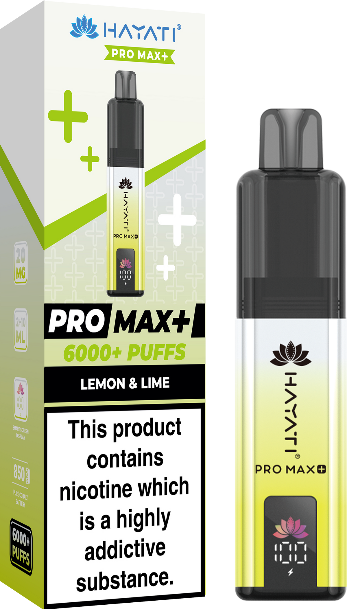 Buy Hayati Pro Max+ 6000 Disposable Vape Box of 10 - Bulk Vape Wholesale