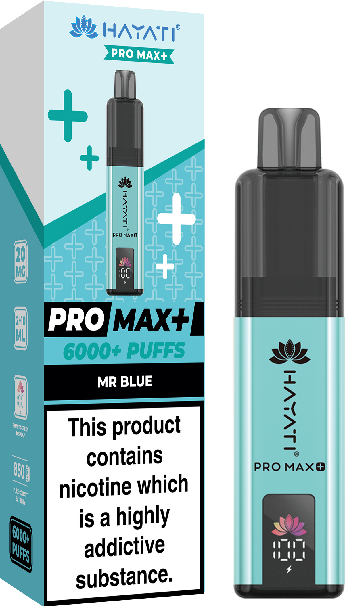 Buy Hayati Pro Max+ 6000 Disposable Vape Box of 10 - Bulk Vape Wholesale