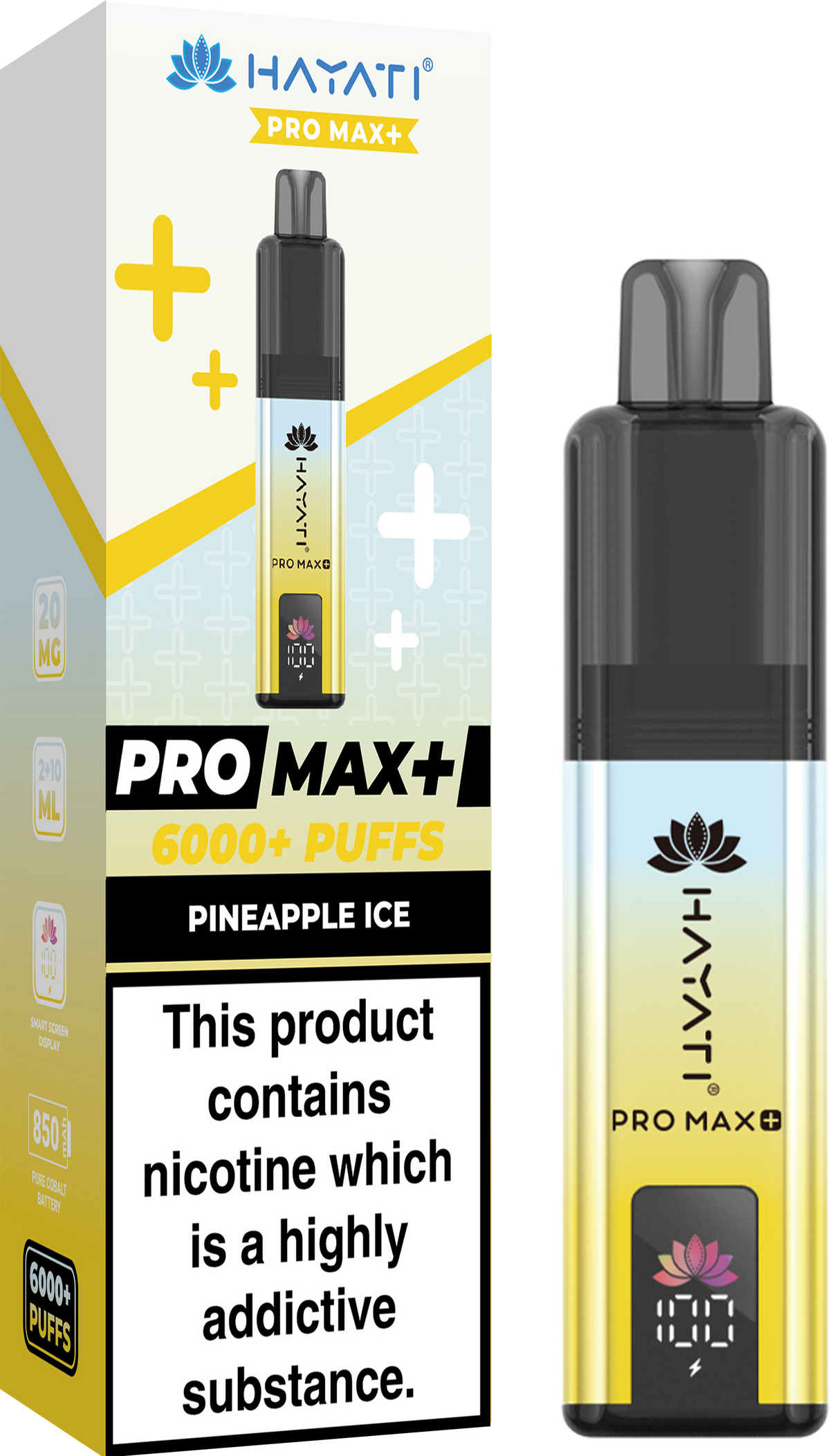 Buy Hayati Pro Max+ 6000 Disposable Vape Box of 10 - Bulk Vape Wholesale