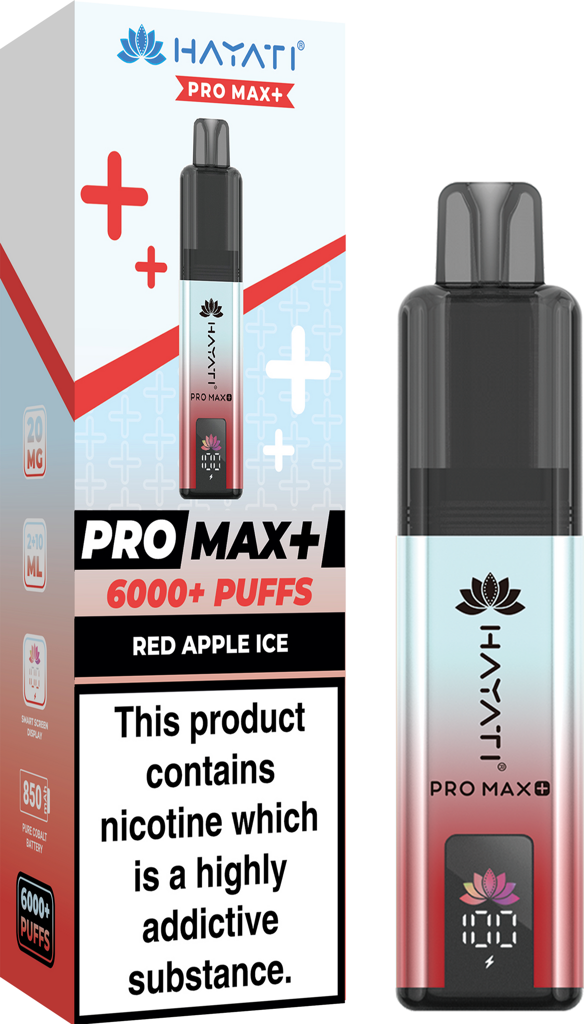 Buy Hayati Pro Max+ 6000 Disposable Vape Box of 10 - Bulk Vape Wholesale