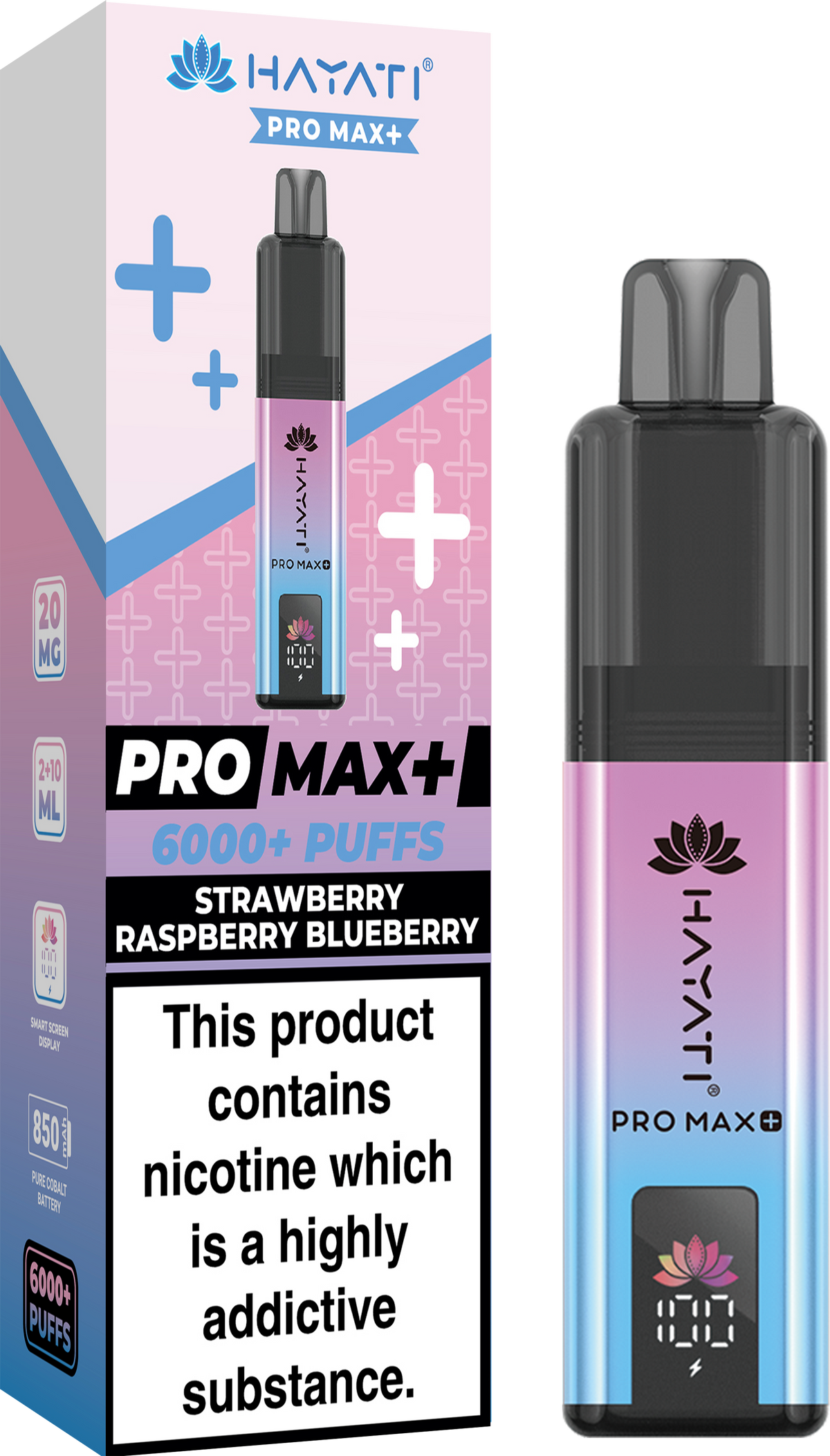 Buy Hayati Pro Max+ 6000 Disposable Vape Box of 10 - Bulk Vape Wholesale