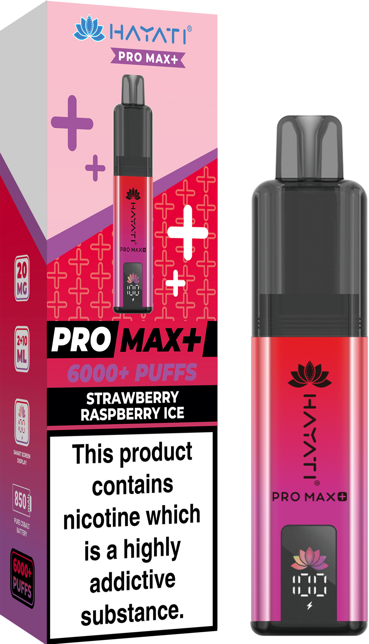 Buy Hayati Pro Max+ 6000 Disposable Vape Box of 10 - Bulk Vape Wholesale