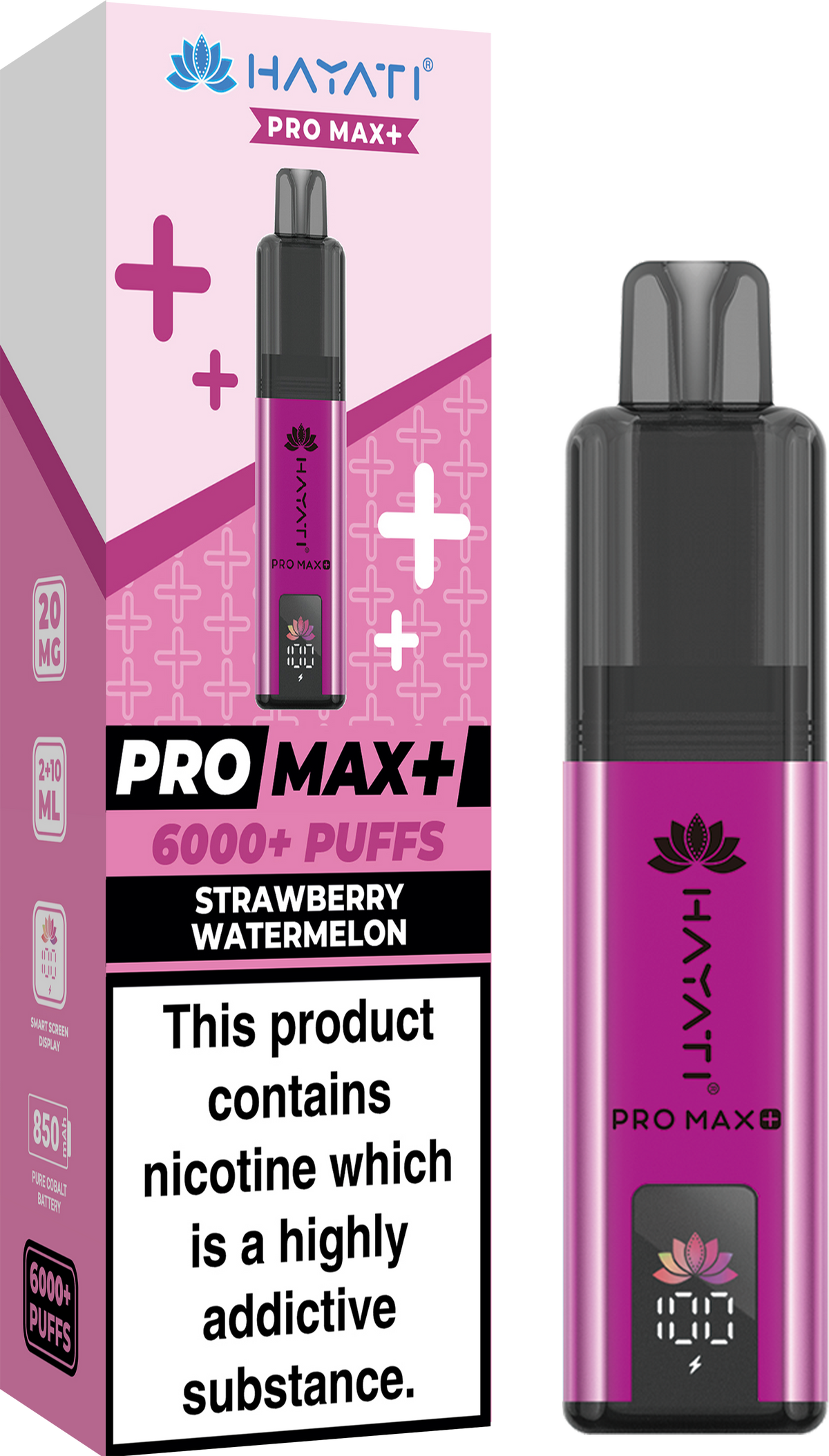 Buy Hayati Pro Max+ 6000 Disposable Vape Box of 10 - Bulk Vape Wholesale