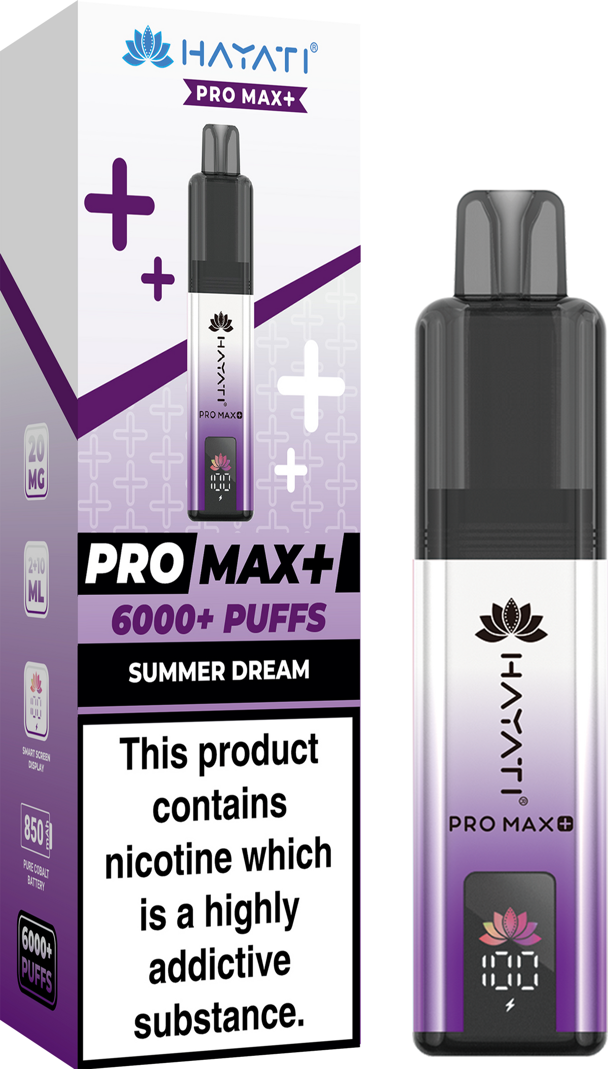 Buy Hayati Pro Max+ 6000 Disposable Vape Box of 10 - Bulk Vape Wholesale