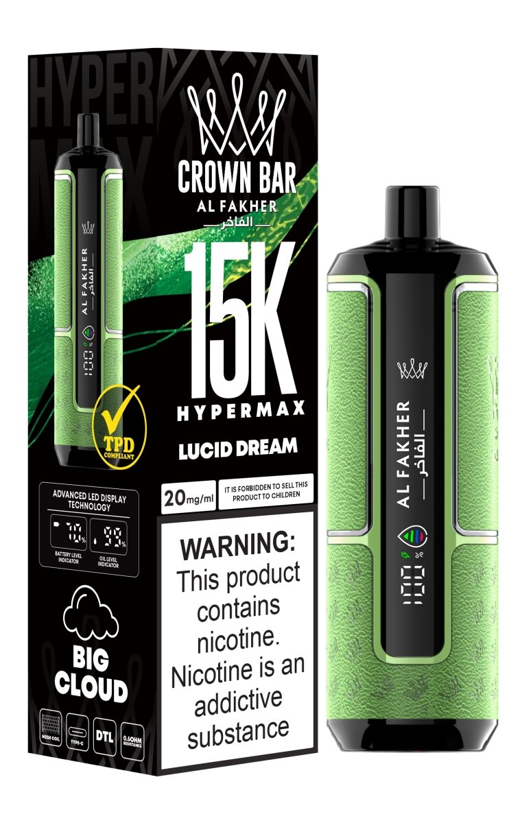 Al Fakher Hypermax 15k Puffs Disposable Vape (Box of 5) - Bulk Vape Wholesale