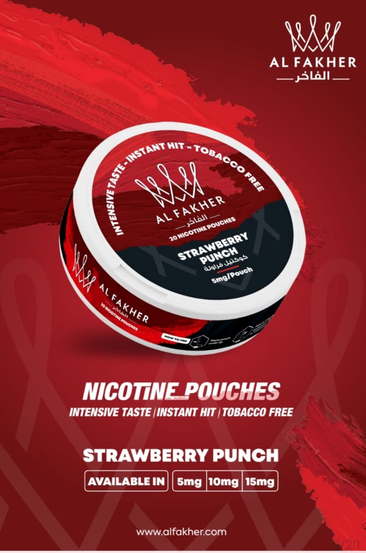 Al Fakher Nicotine Pouches - Pack of 5 - Bulk Vape Wholesale