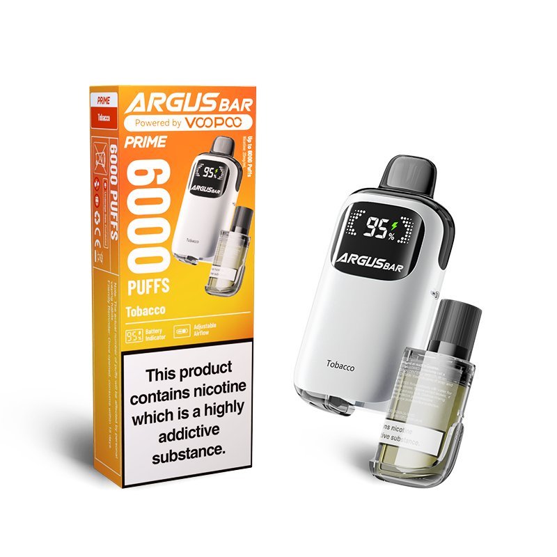 Buy ARGUS Bar Prime 6000 Disposable Vape Box of 5 - Bulk Vape Wholesale