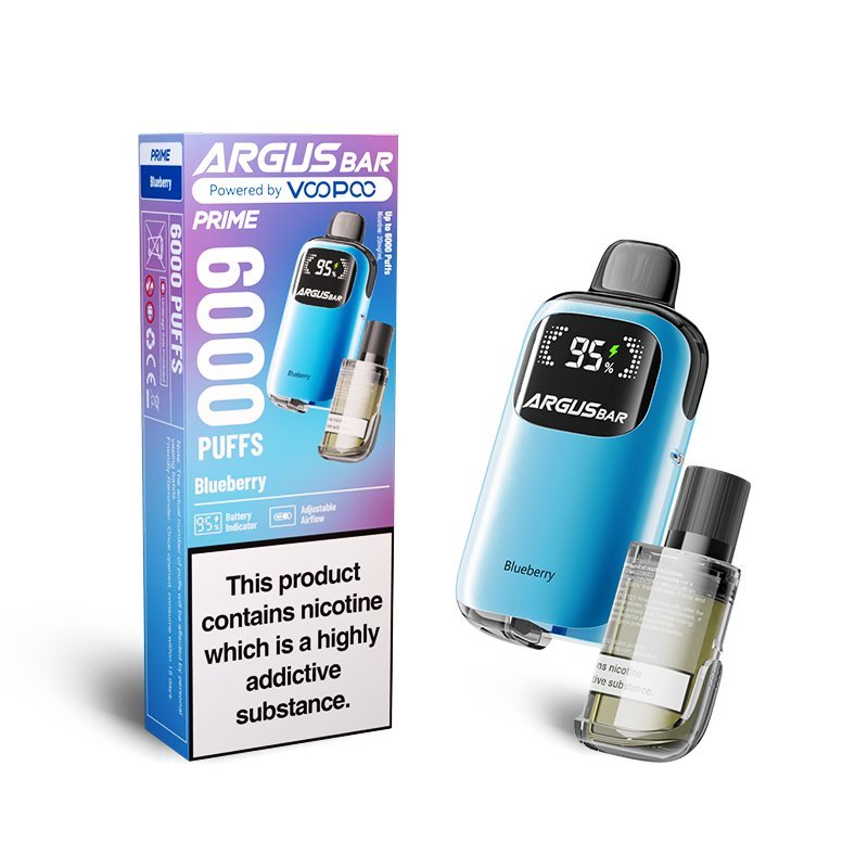 Buy ARGUS Bar Prime 6000 Disposable Vape Box of 5 - Bulk Vape Wholesale