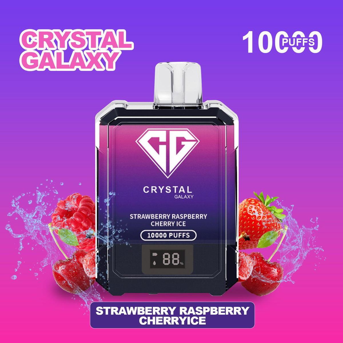 Crystal Galaxy 10000 Puffs Disposable Vape Box of 10 - Bulk Vape Wholesale
