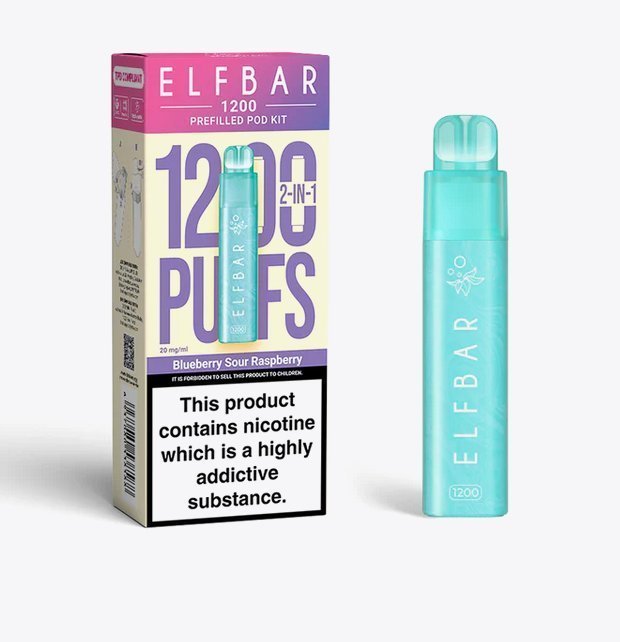 Elfbar 1200 Puffs 2 in 1 Prefilled Pod Kit - Bulk Vape Wholesale
