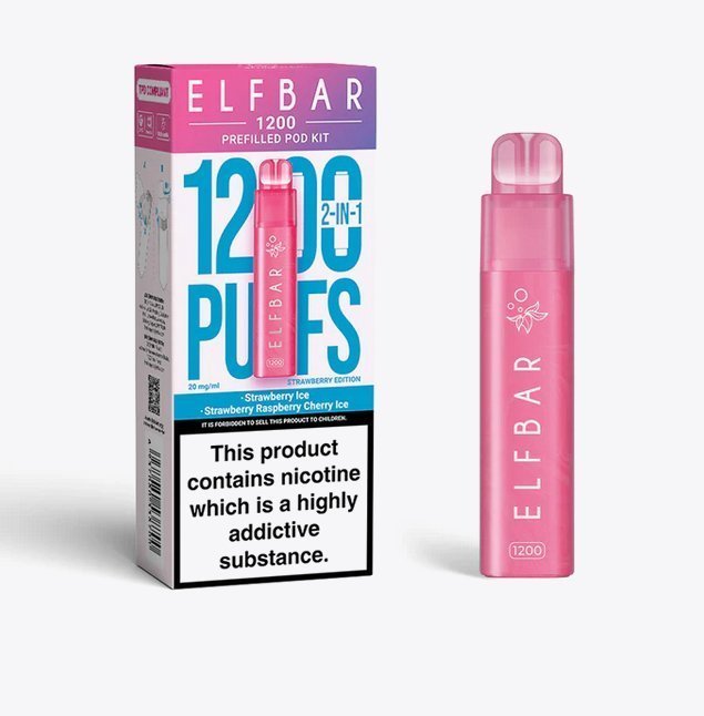 Elfbar 1200 Puffs 2 in 1 Prefilled Pod Kit - Bulk Vape Wholesale