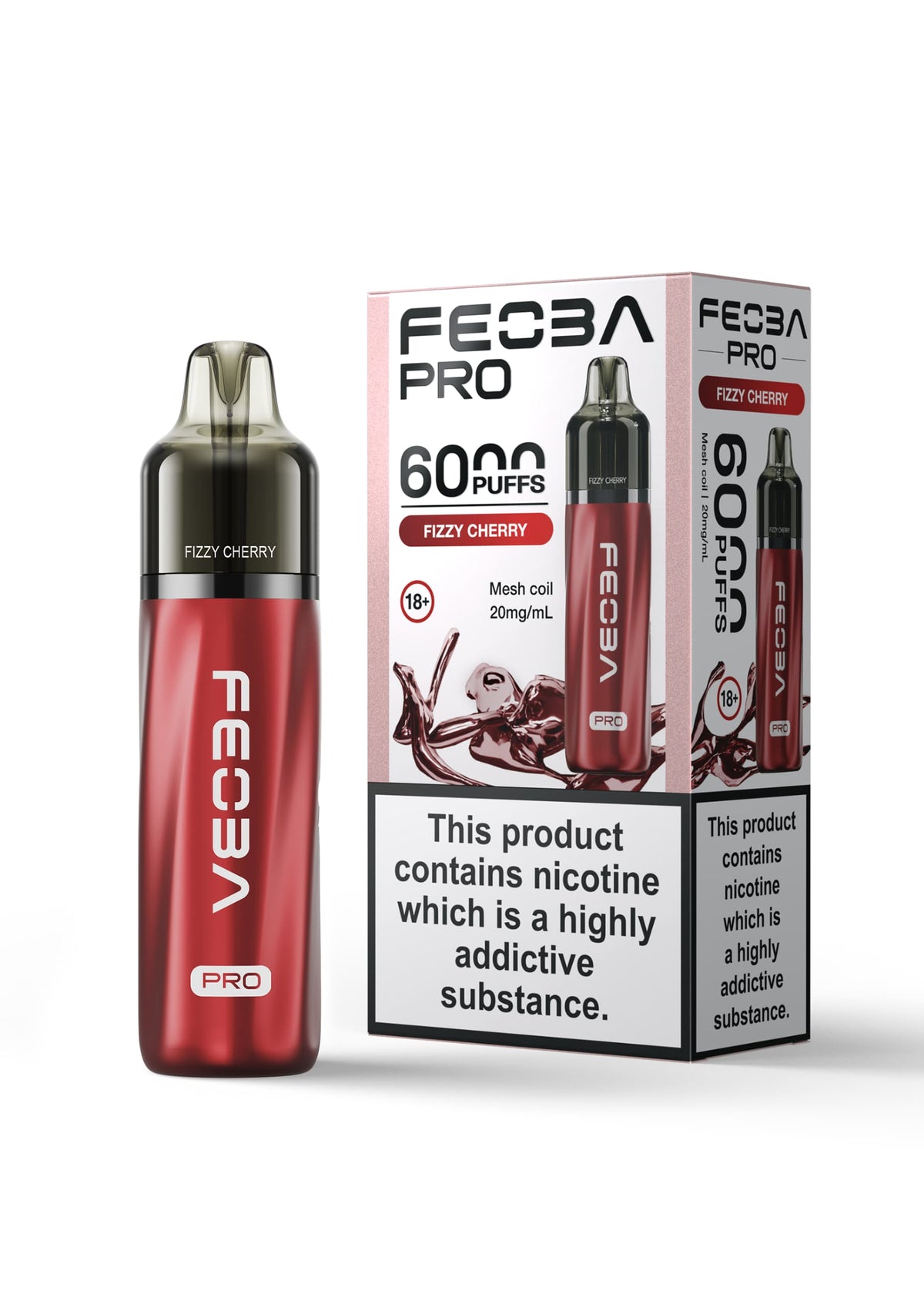 Feoba Pro 6000+ Disposbale Vape Box of 5 - Bulk Vape Wholesale