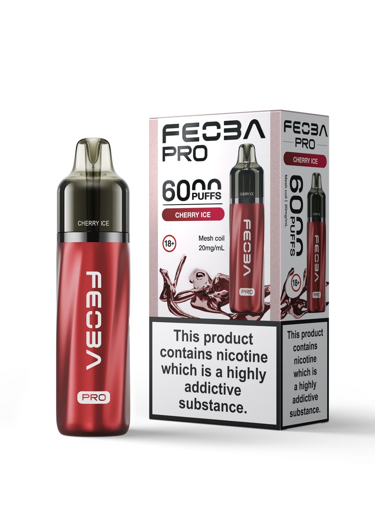 Buy Feoba Pro 6000+ Disposbale Vape Box of 5 - Bulk Vape Wholesale