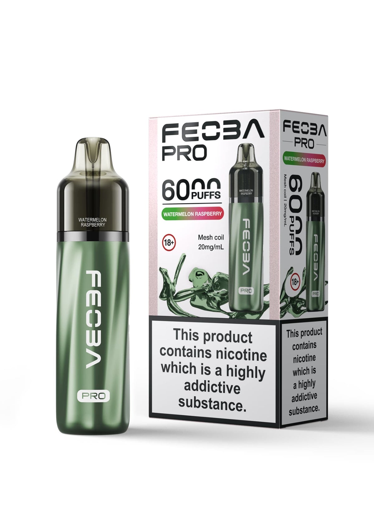 Feoba Pro 6000+ Disposbale Vape Box of 5 - Bulk Vape Wholesale