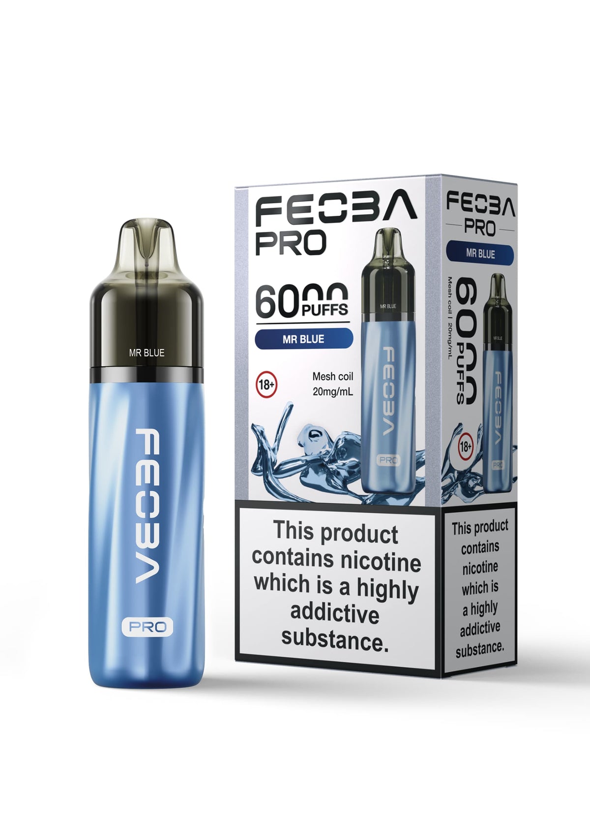 Feoba Pro 6000+ Disposbale Vape Box of 5 - Bulk Vape Wholesale