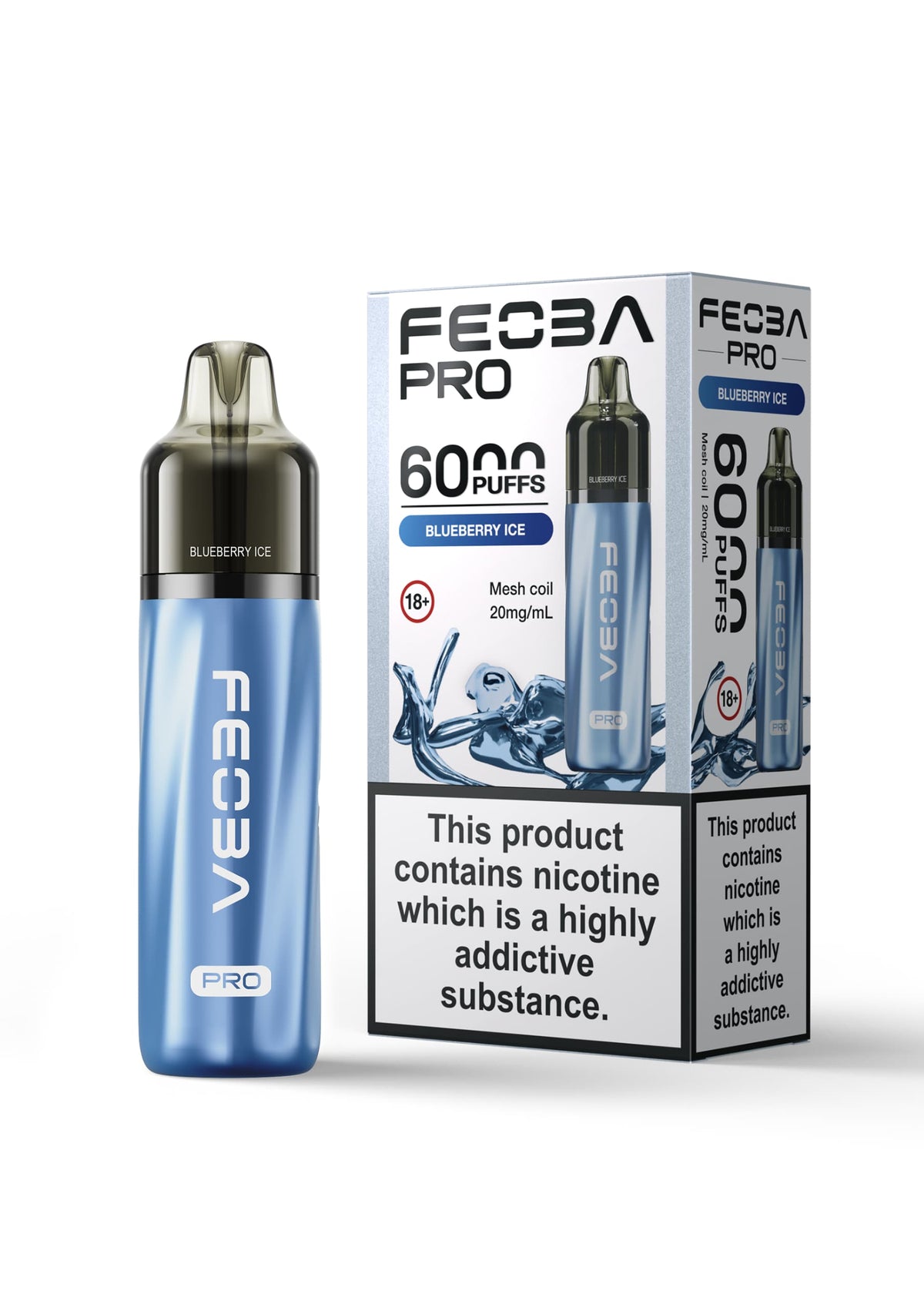 Feoba Pro 6000+ Disposbale Vape Box of 5 - Bulk Vape Wholesale