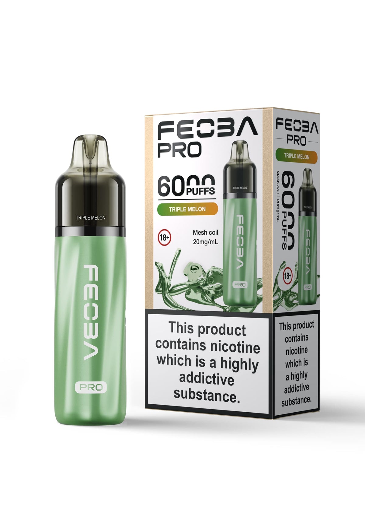 Buy Feoba Pro 6000+ Disposbale Vape Box of 5 - Bulk Vape Wholesale