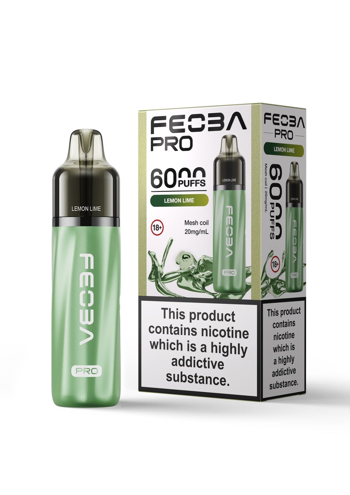 Feoba Pro 6000+ Disposbale Vape Box of 5 - Bulk Vape Wholesale