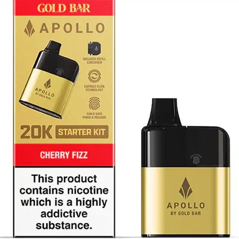 Buy Gold Bar Apollo 20K Prefilled Pod Kit Pack of 5 - Bulk Vape Wholesale