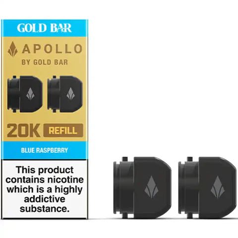 Buy Gold Bar Apollo 20K Replacement Prefilled Pods - Bulk Vape Wholesale