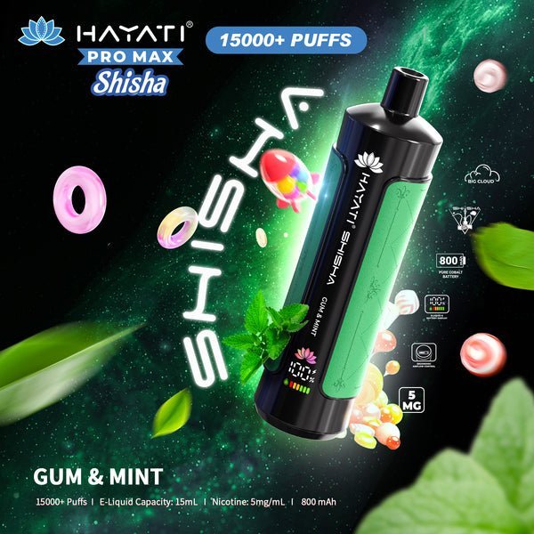 Buy Hayati Pro Max Shisha 15000 Disposable Vape Box of 10 - Bulk Vape Wholesale