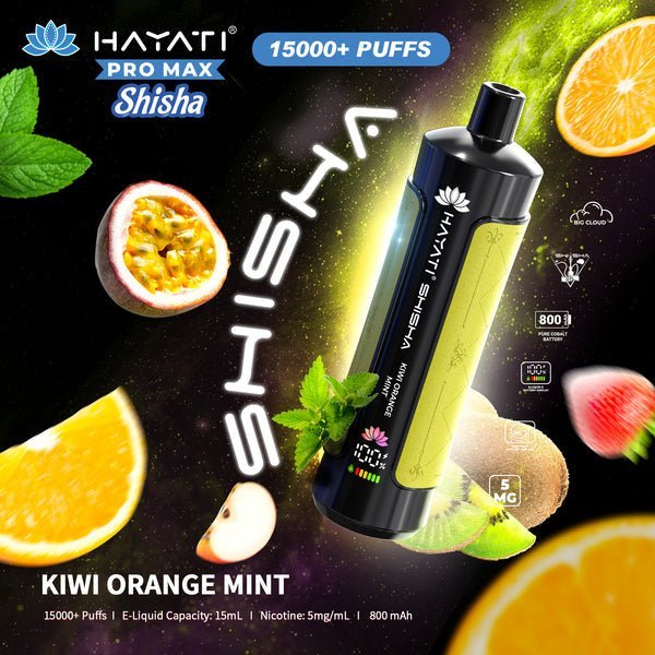 Buy Hayati Pro Max Shisha 15000 Disposable Vape Box of 10 - Bulk Vape Wholesale