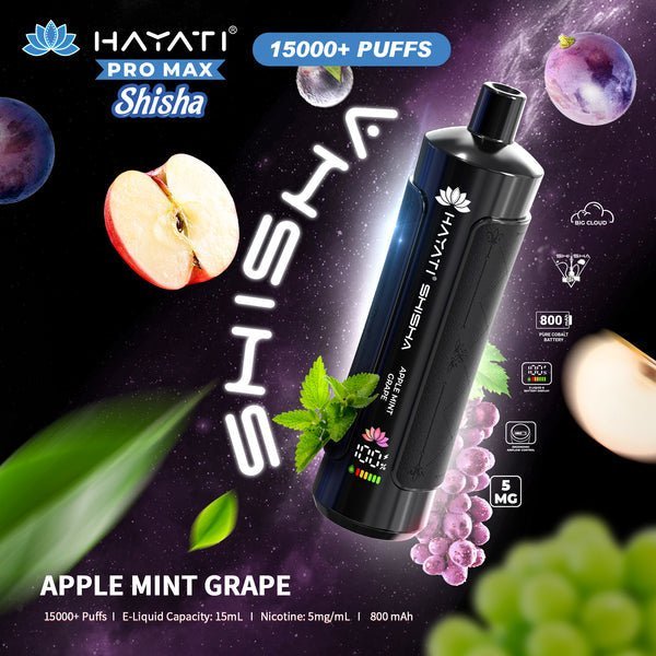 Buy Hayati Pro Max Shisha 15000 Disposable Vape Box of 10 - Bulk Vape Wholesale