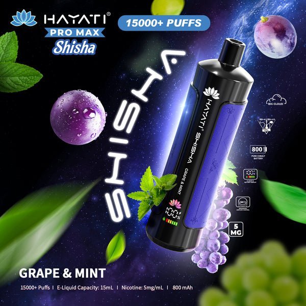 Buy Hayati Pro Max Shisha 15000 Disposable Vape Box of 10 - Bulk Vape Wholesale