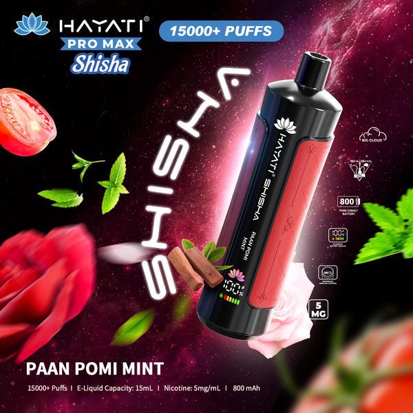 Hayati Pro Max Shisha 15000 Disposable Vape - Bulk Vape Wholesale