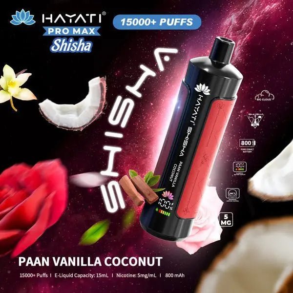 Buy Hayati Shisha 15000 Disposable Vape Box of 5 - Bulk Vape Wholesale