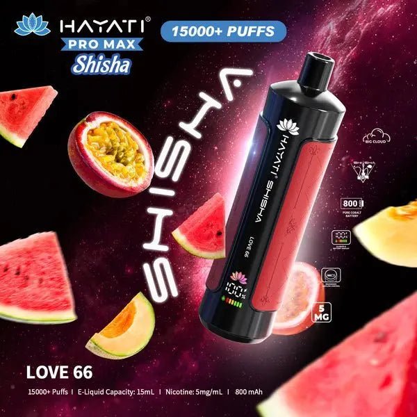 Buy Hayati Shisha 15000 Disposable Vape Box of 5 - Bulk Vape Wholesale