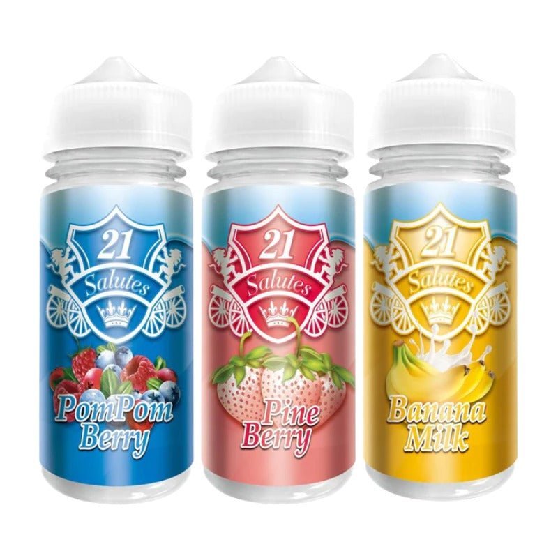 21 Salutes 100ml Shortfill - Bulk Vape Wholesale