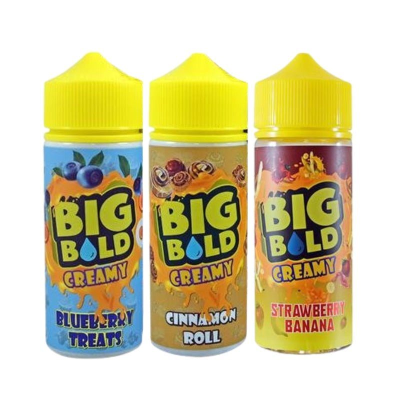 Big Bold - Creamy 100ml Shortfill-Cinnamon Roll-vapeukwholesale