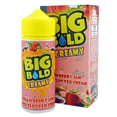 Big Bold - Creamy -100ml Shortfill-Strawberry Jam with Clotted Cream-vapeukwholesale