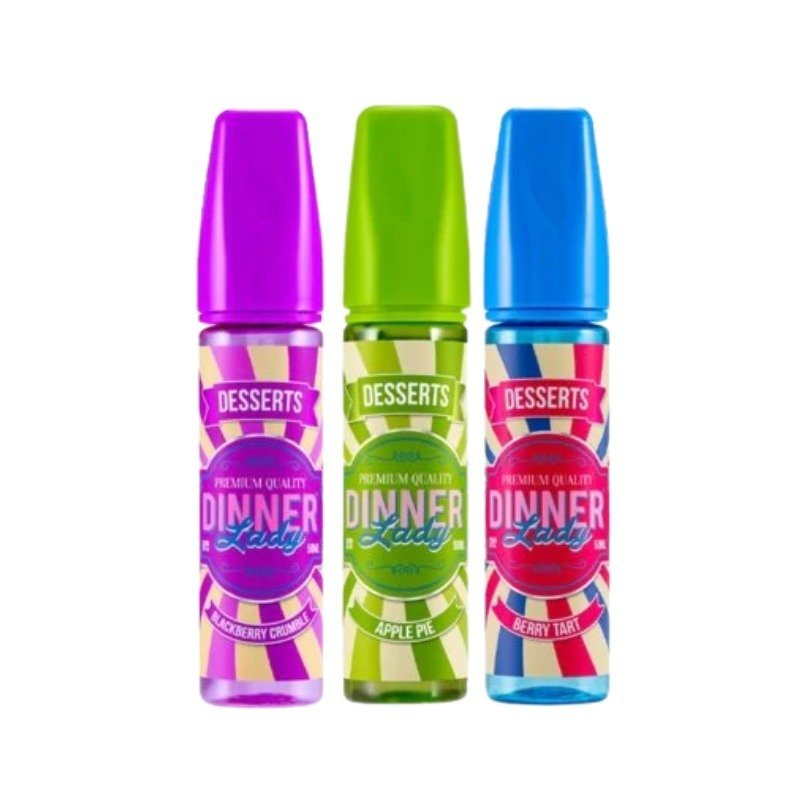 Dinner Lady Desserts 50ml Shortfill - Bulk Vape Wholesale