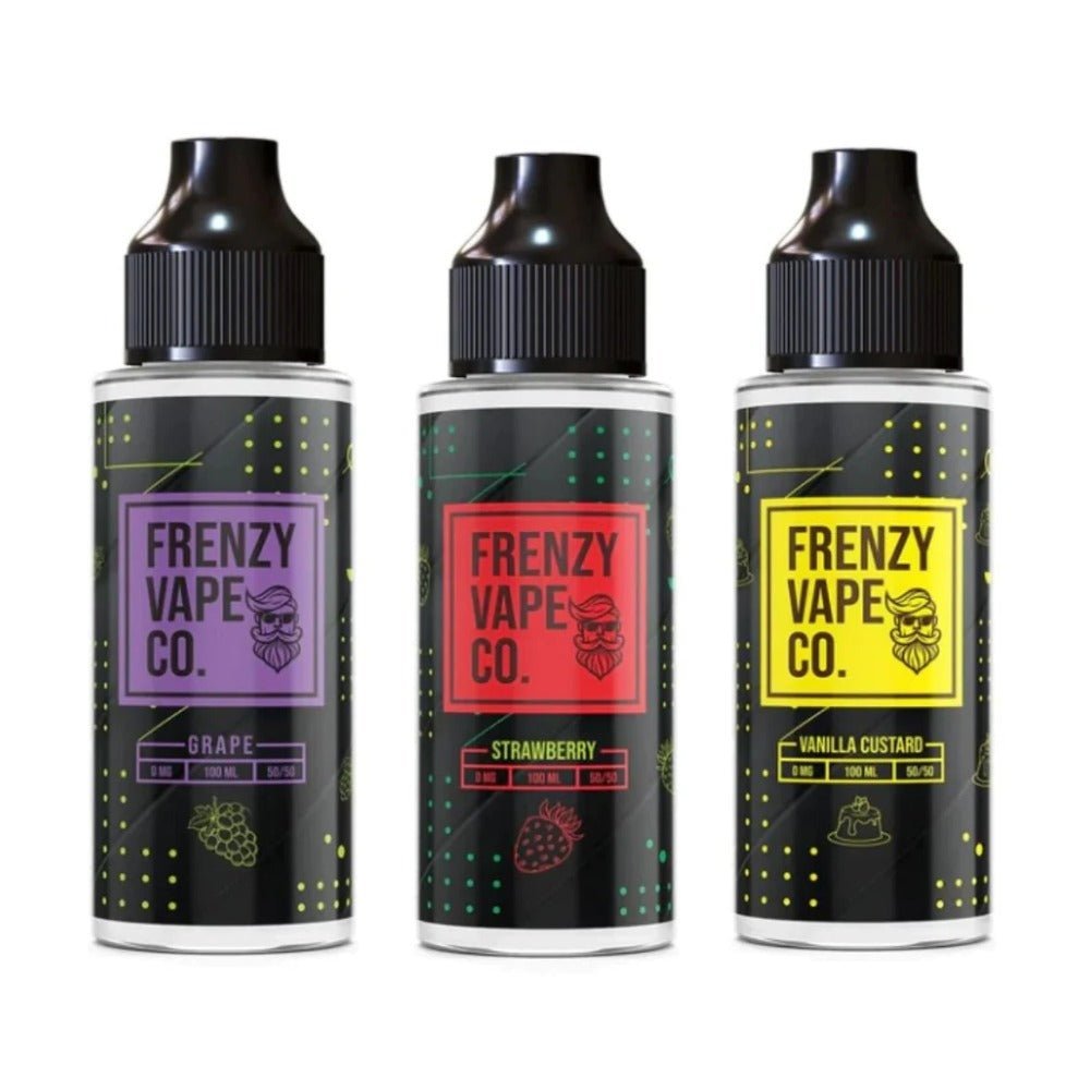 Frenzy Vape Co. 100ml Shortfill E-Liquid - Bulk Vape Wholesale