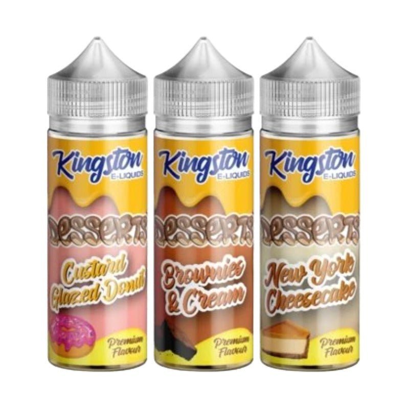 Kingston Desserts 100ML Shortfill - Bulk Vape Wholesale