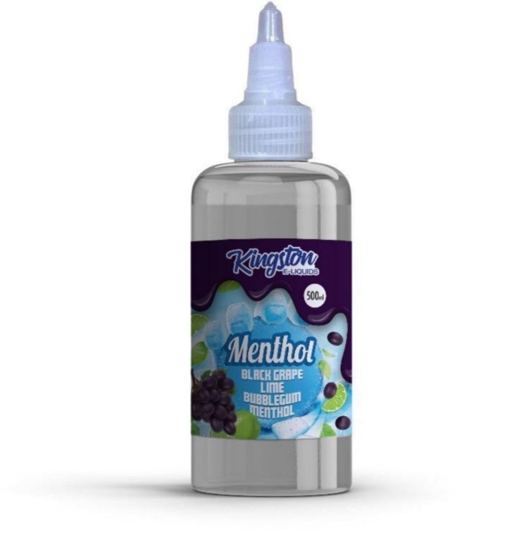 Kingston E-liquids Menthol 500ml Shortfill - Bulk Vape Wholesale