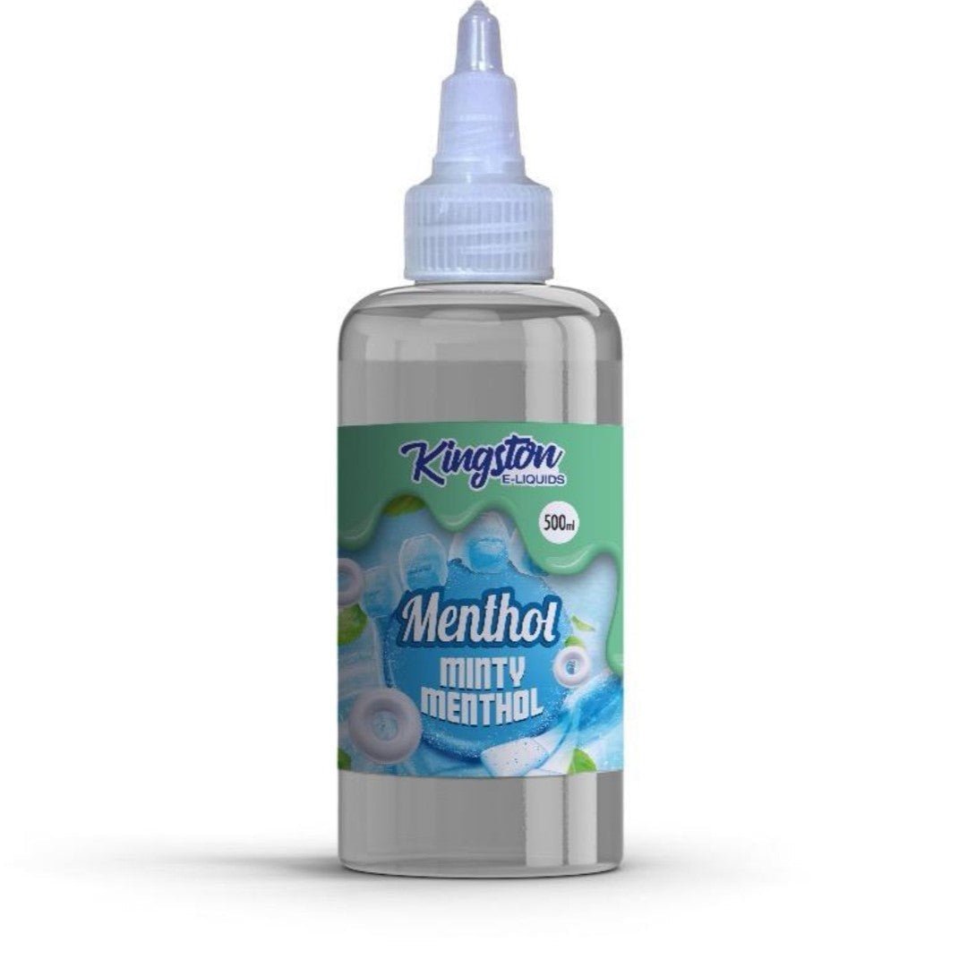 Kingston E-liquids Menthol 500ml Shortfill - Bulk Vape Wholesale