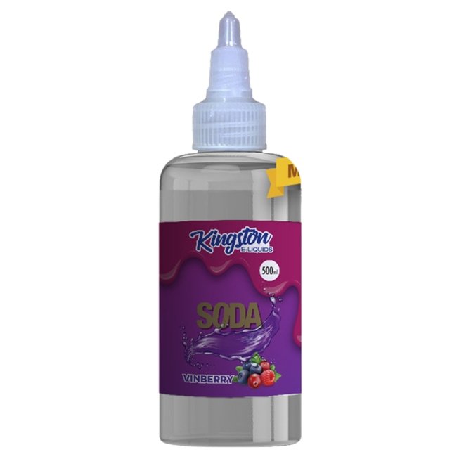 Kingston E-liquids Soda 500ml Shortfill - Bulk Vape Wholesale