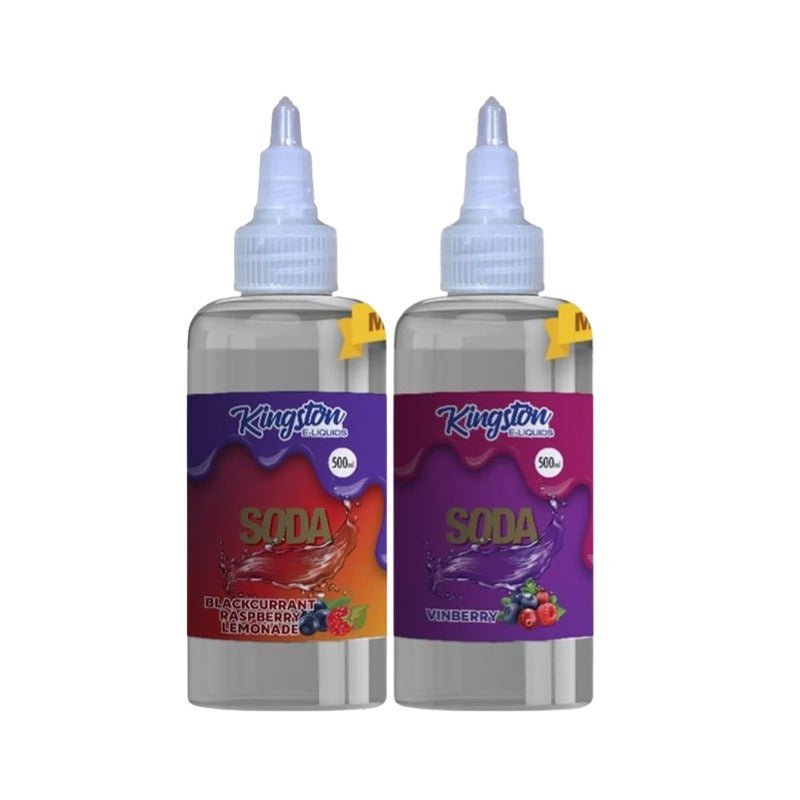 Kingston E-liquids Soda 500ml Shortfill - Bulk Vape Wholesale