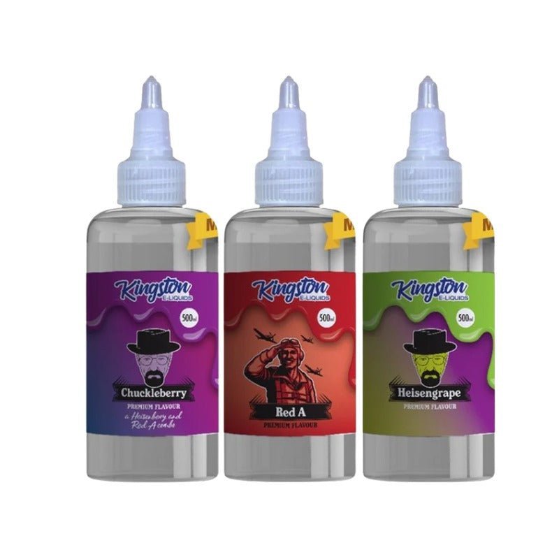 Kingston E-liquids Zingberry Range 500ml Shortfill - Bulk Vape Wholesale