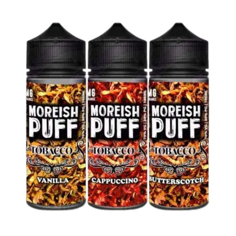 Moreish Puff Tobacco 100ML Shortfill - Bulk Vape Wholesale